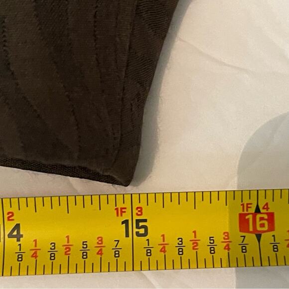 Ann Taylor Brown Textured Print Office To Date Night Pencil Skirt NWOT Size 6 - Picture 10 of 12